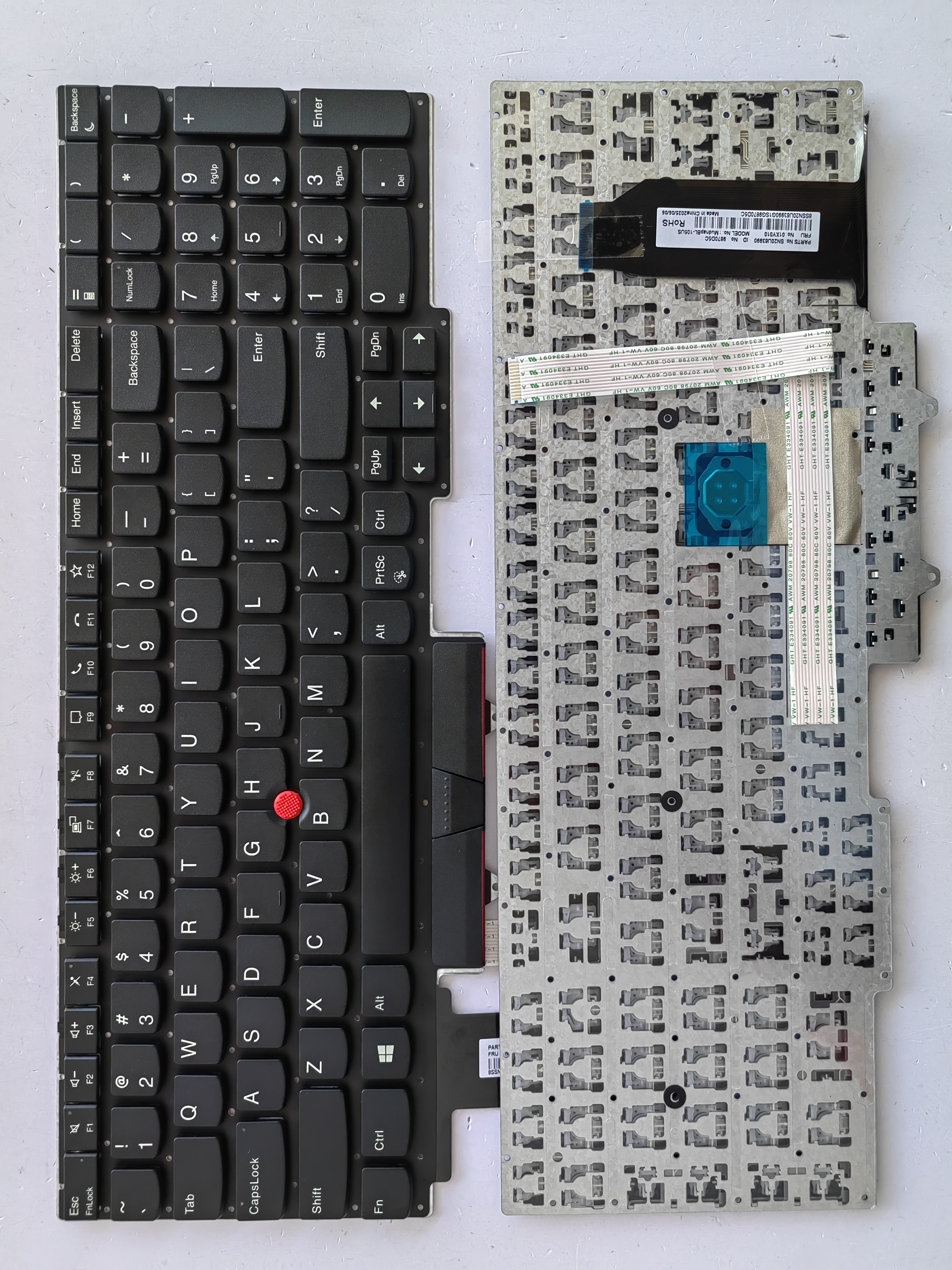Picture of New Replacement Laptop Keyboard For IBM E15 second generation/SK full light/E15 GEN2 BLACK With Point (OEM) US Layout